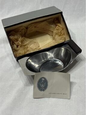vintage stainless Steel "Asgaard" gravy boat